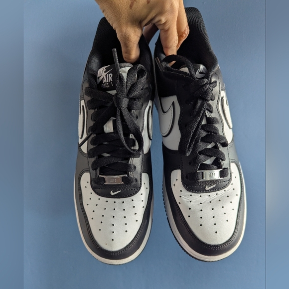 Like New Nike Air Force 1 Low Shoes "Panda" Black White  DV0788-001 Men's Size 8 - Picture 2 of 8